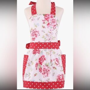Neoviva floral & polkadot apron